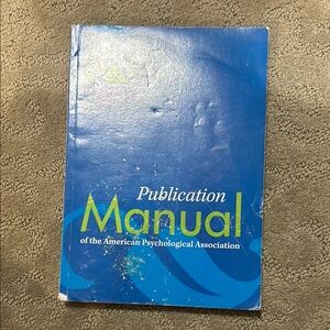 APA Publication Manual Blue Cover